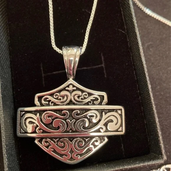 Silver HD Pendant Necklace - Picture 12 of 13